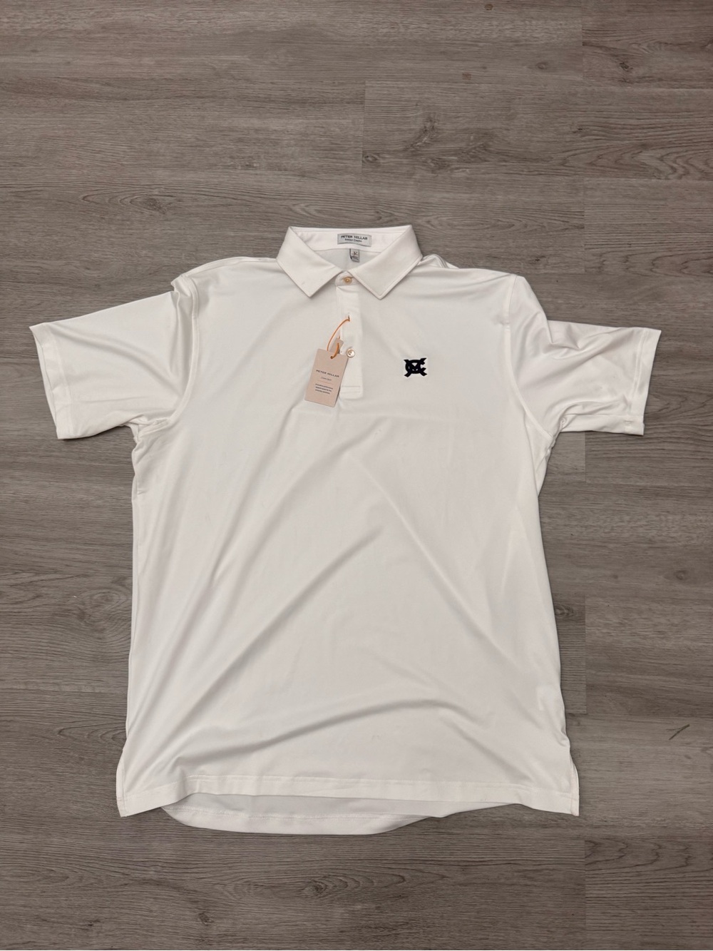 Peter Millar Summer Comfort Polo White Size Large